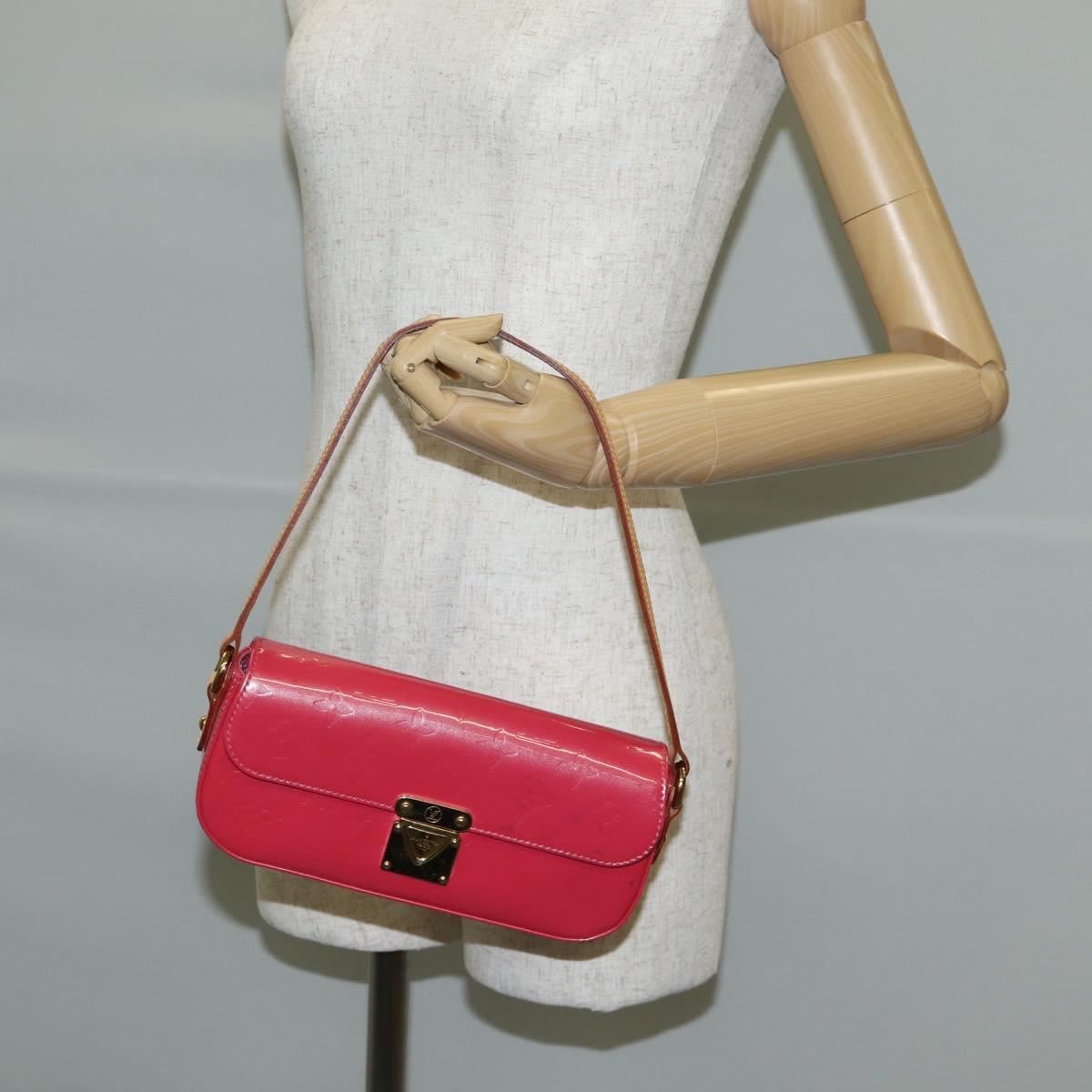 LOUIS VUITTON Monogram Vernis Malibu Street Bag Fran Boise M9150F Auth 132608V
