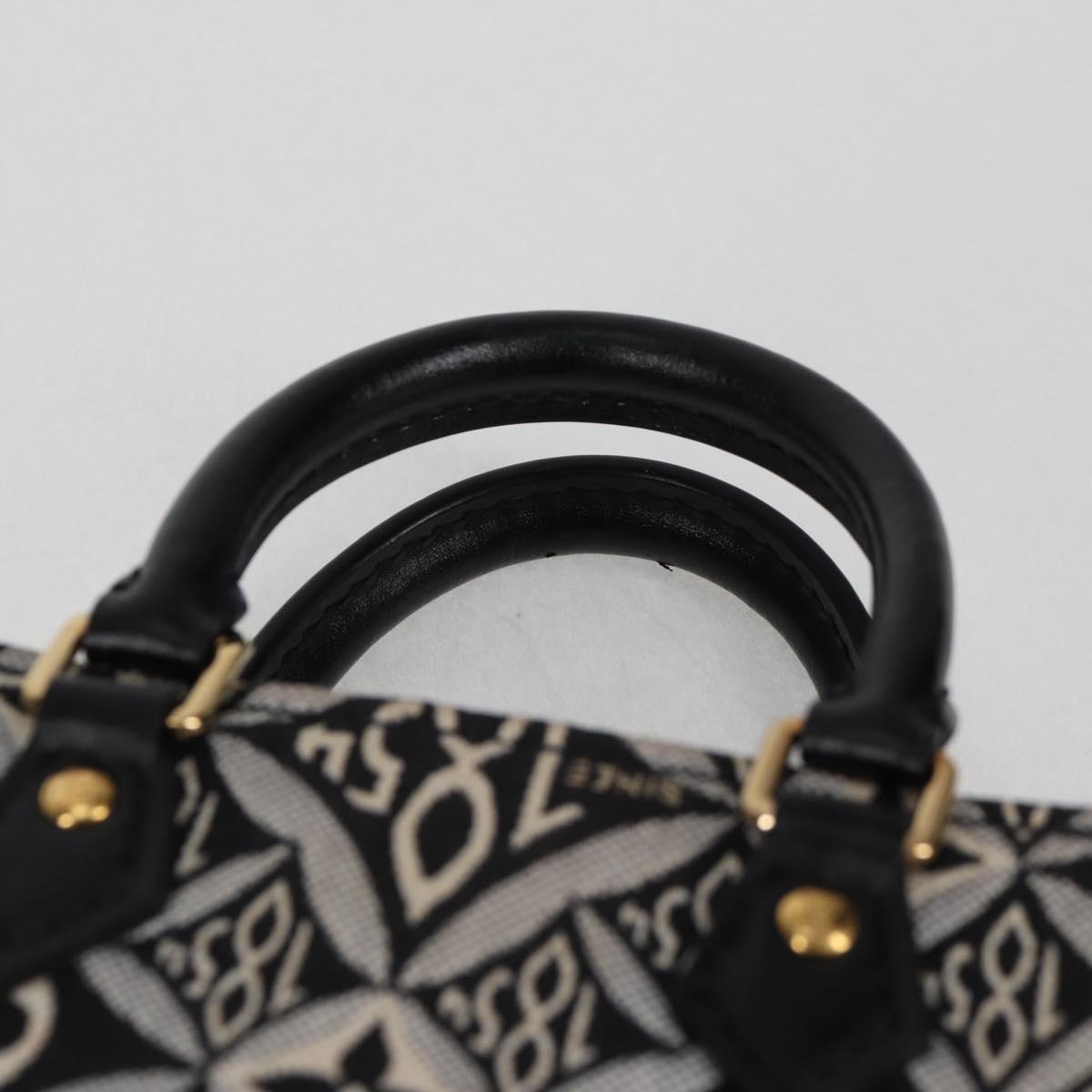 LOUIS VUITTON Pre Owned SINCE 1854 Petit Sac Plat 2way Black M80484 Auth 132612SAM