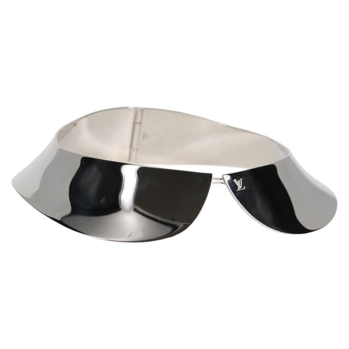 LOUIS VUITTON Choker metal Silver M65243 LV Auth 132619M