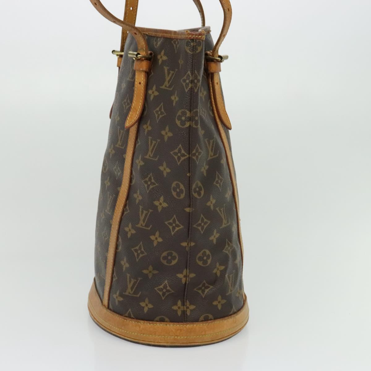 LOUIS VUITTON Monogram Bucket GM Shoulder Bag M42236 LV Auth 132651