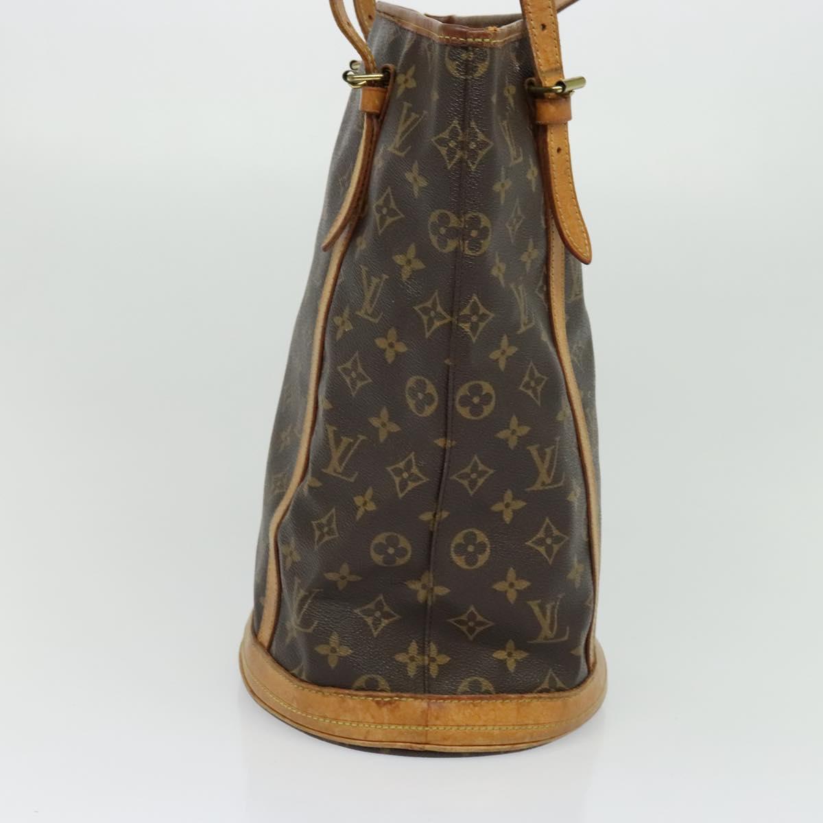 LOUIS VUITTON Monogram Bucket GM Shoulder Bag M42236 LV Auth 132651