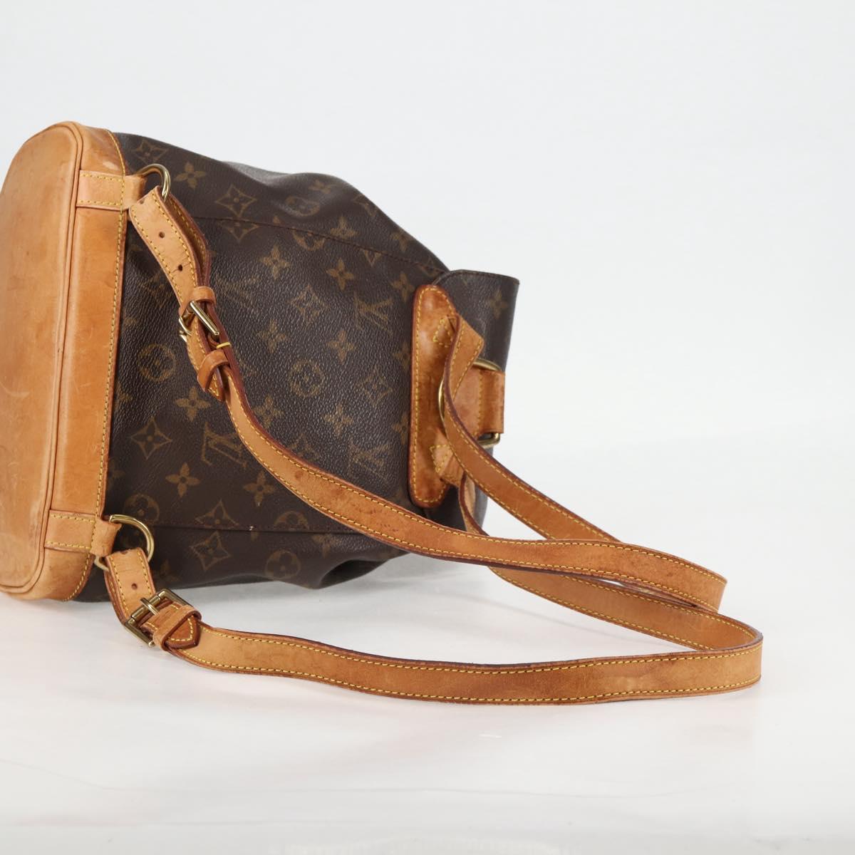 LOUIS VUITTON Monogram Montsouris MM Backpack M51136 LV Auth 132659
