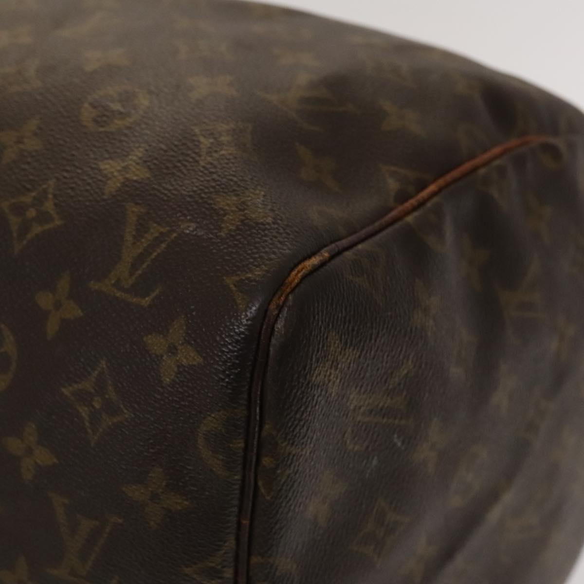 LOUIS VUITTON Monogram Keepall 55 Boston Bag M41424 LV Auth 132665