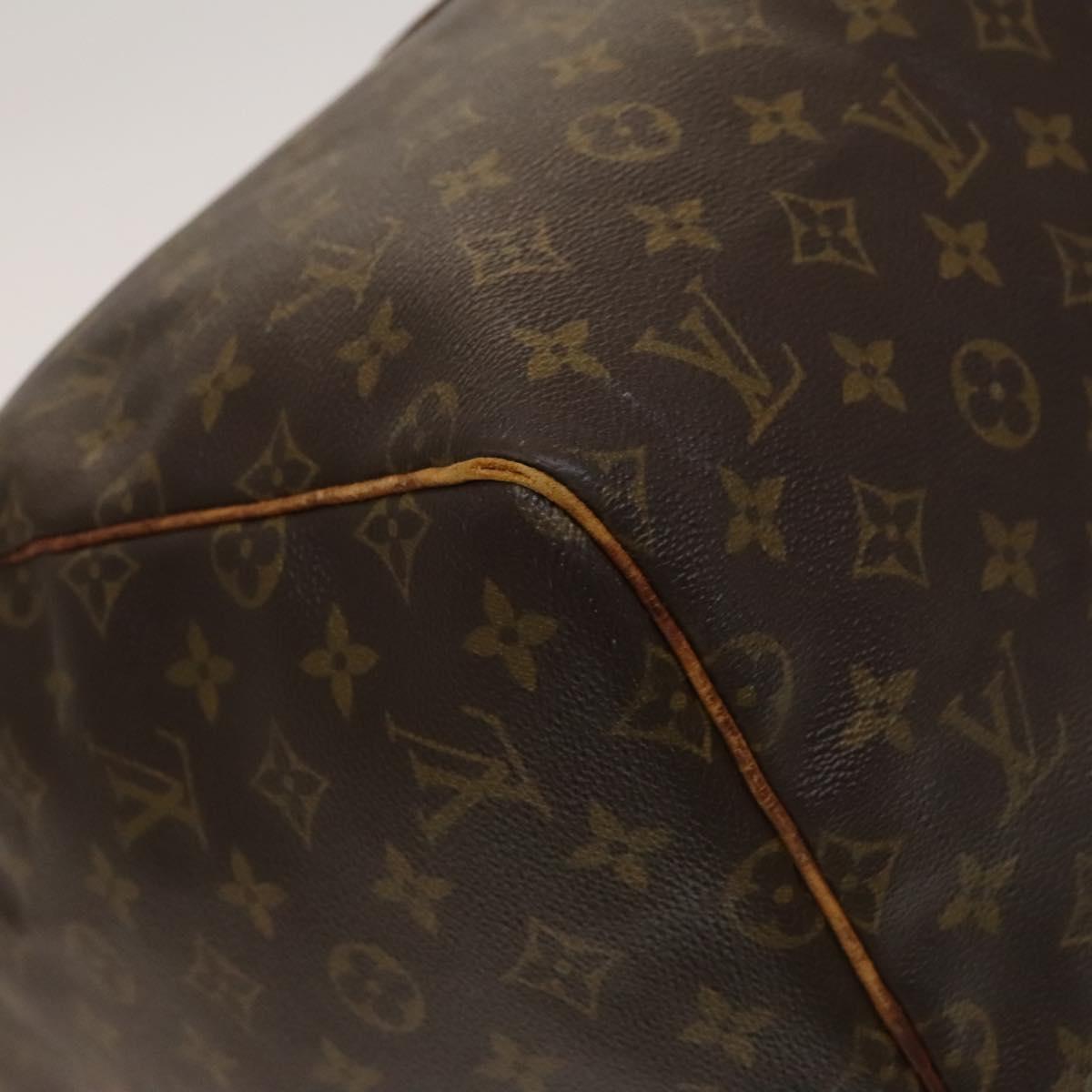 LOUIS VUITTON Monogram Keepall 55 Boston Bag M41424 LV Auth 132665