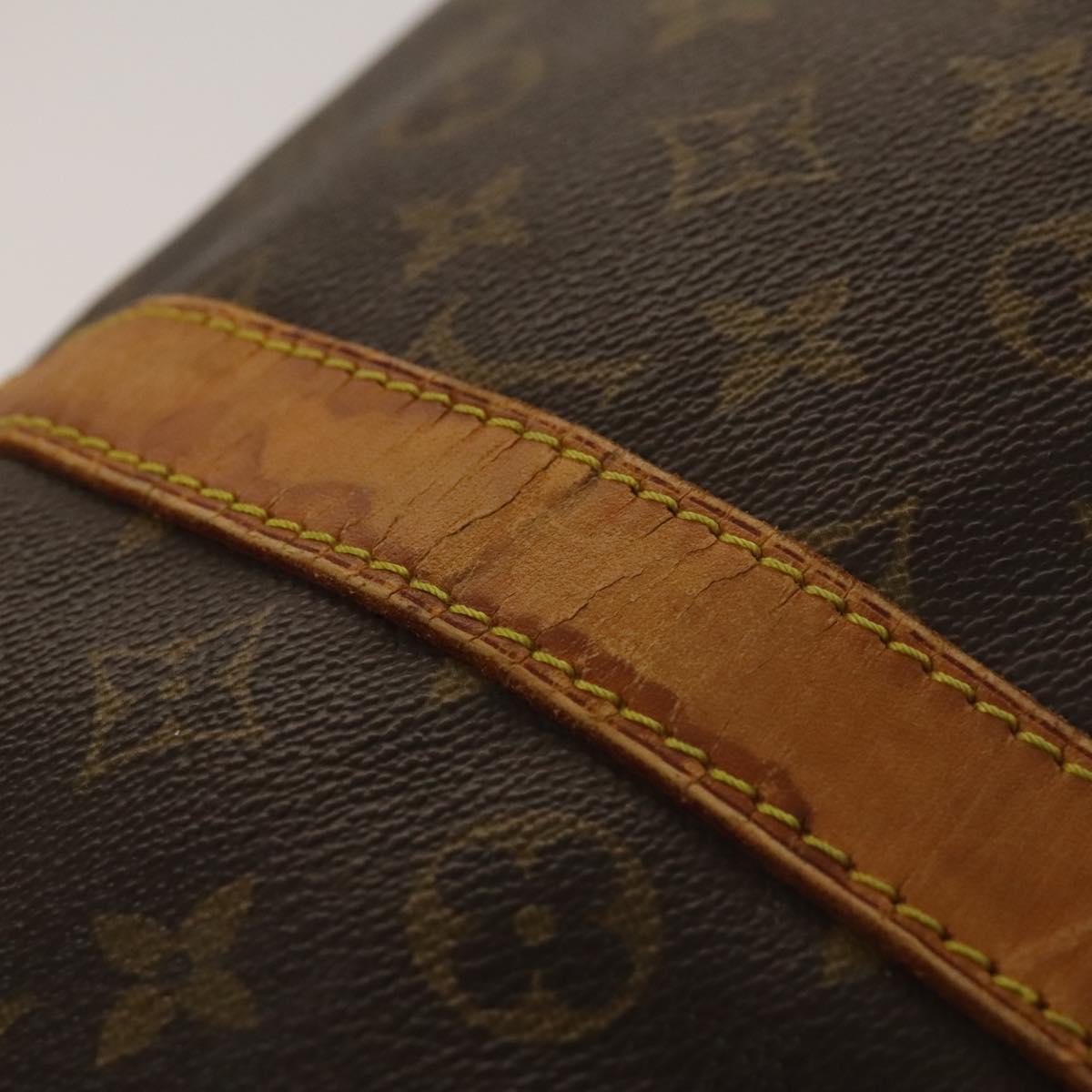 LOUIS VUITTON Monogram Keepall 55 Boston Bag M41424 LV Auth 132665