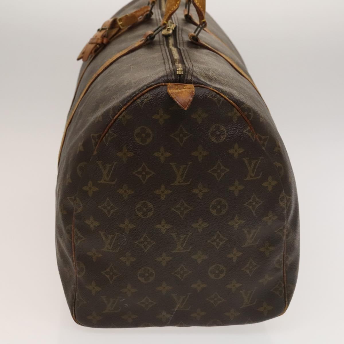 LOUIS VUITTON Monogram Keepall 55 Boston Bag M41424 LV Auth 132665