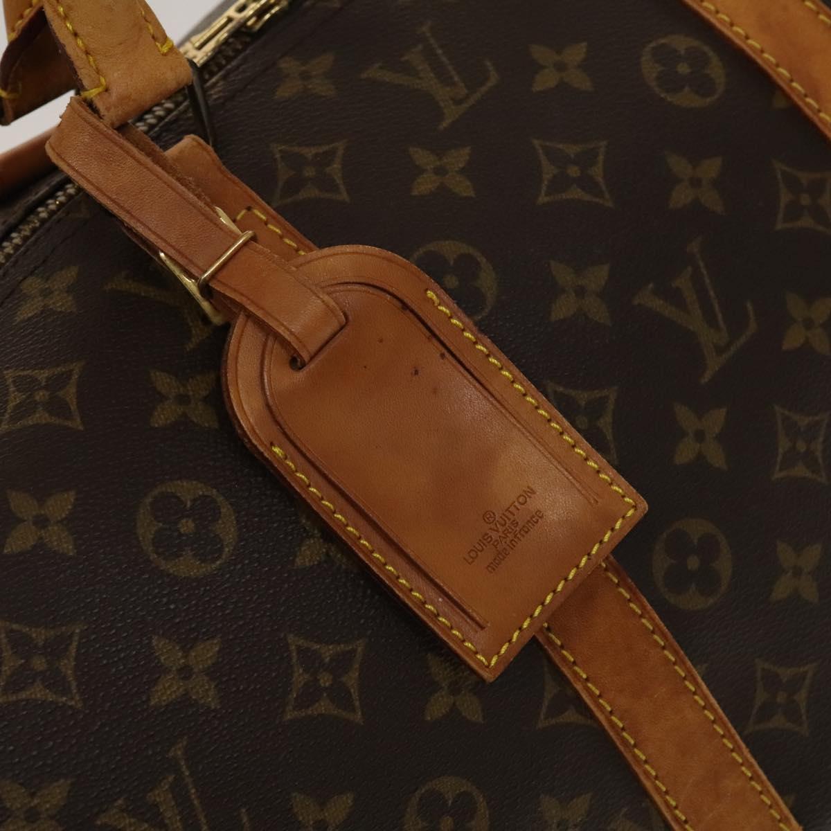 LOUIS VUITTON Monogram Keepall 55 Boston Bag M41424 LV Auth 132666