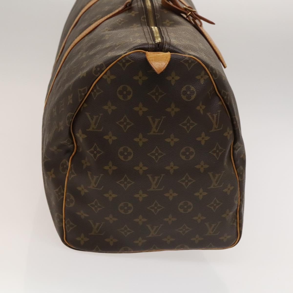 LOUIS VUITTON Monogram Keepall 55 Boston Bag M41424 LV Auth 132666
