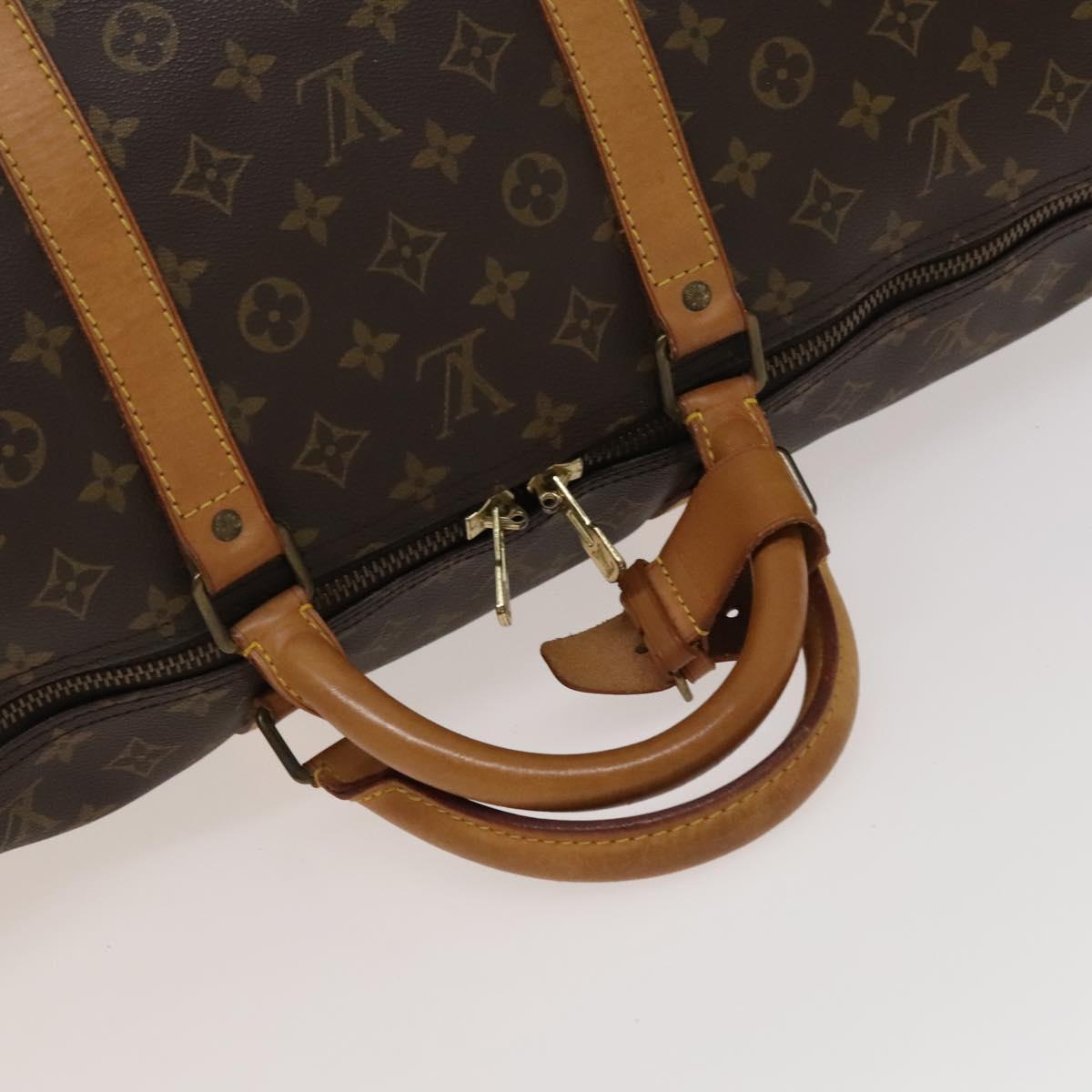 LOUIS VUITTON Monogram Keepall 60 Boston Bag M41422 LV Auth 132667