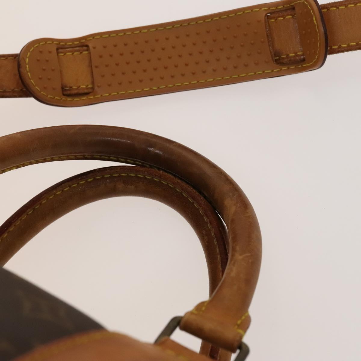 LOUIS VUITTON Monogram Keepall Bandouliere 50 Boston Bag M41416 LV Auth 132672
