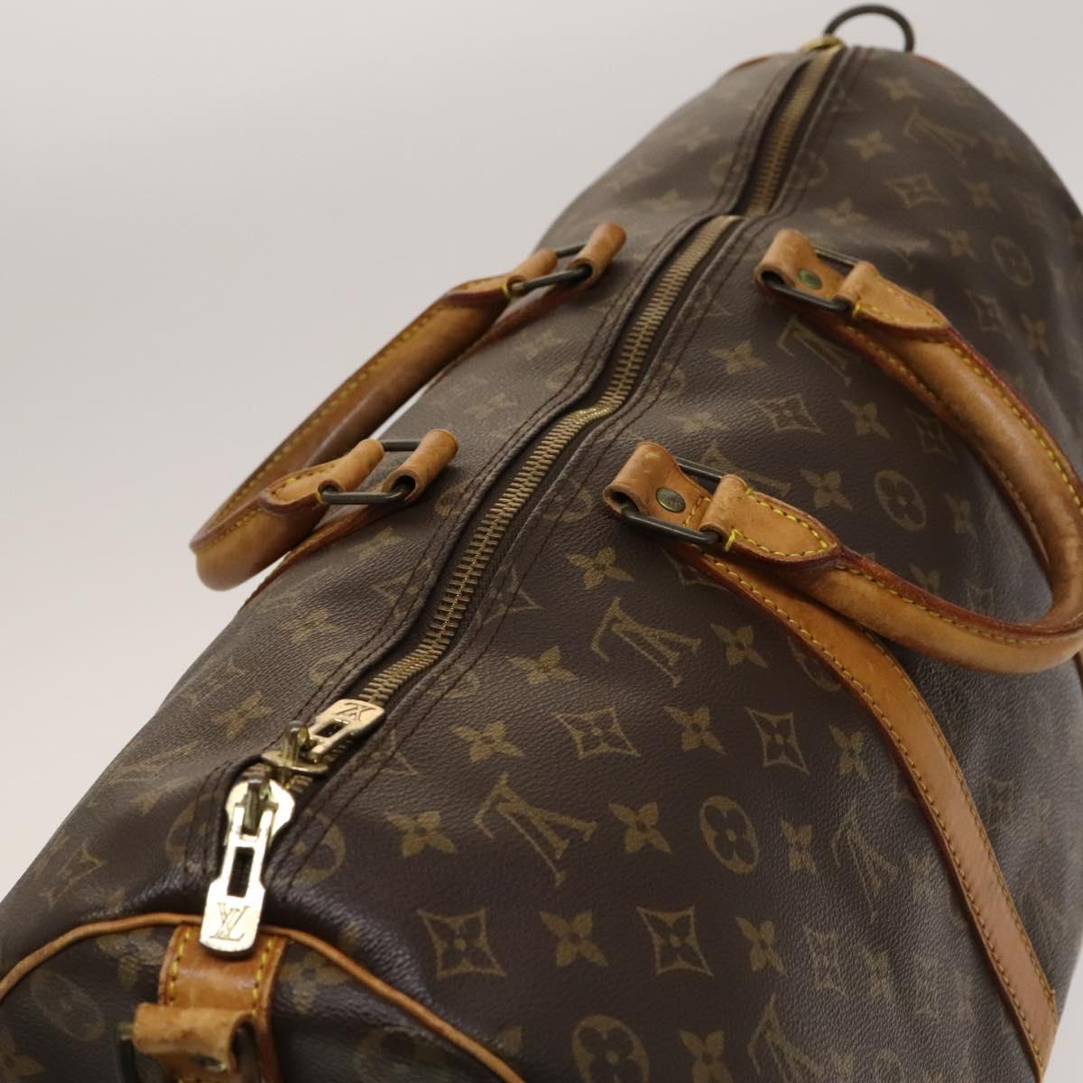 LOUIS VUITTON Monogram Keepall Bandouliere 50 Boston Bag M41416 LV Auth 132672