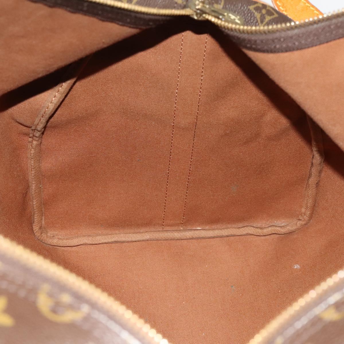 LOUIS VUITTON Monogram Keepall Bandouliere 55 Boston Bag M41414 LV Auth 132673
