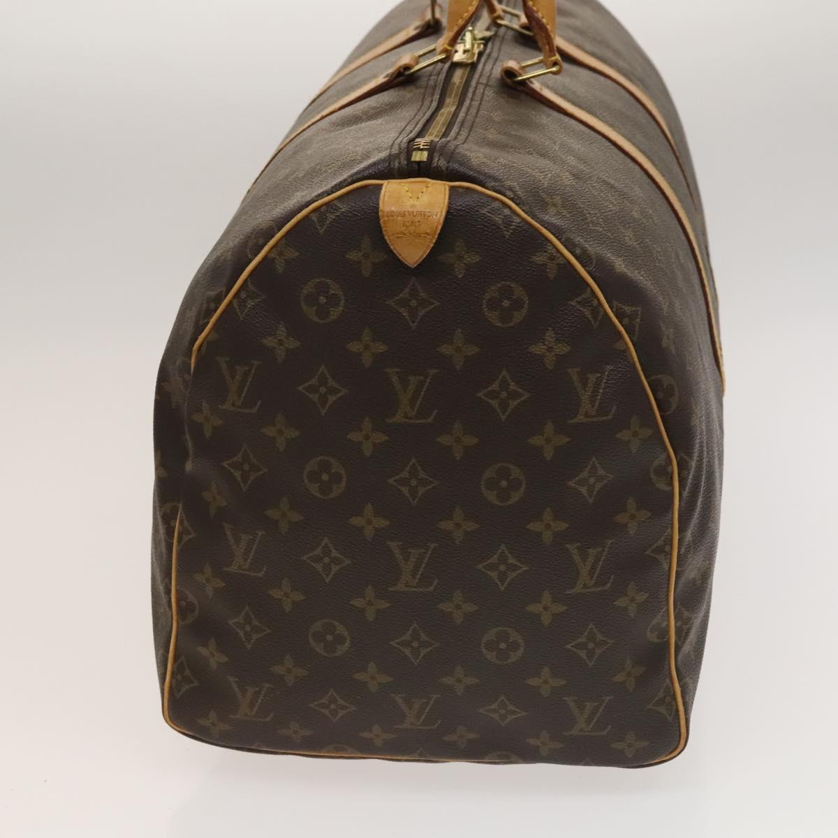 LOUIS VUITTON Monogram Keepall 55 Boston Bag M41424 LV Auth 132674