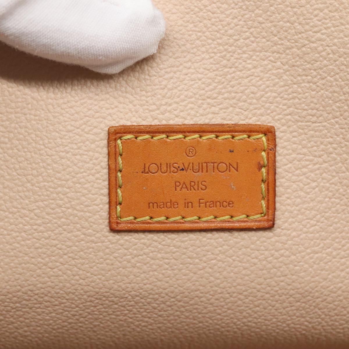 LOUIS VUITTON Monogram Sac Plat Hand Bag M51140 LV Auth 132679