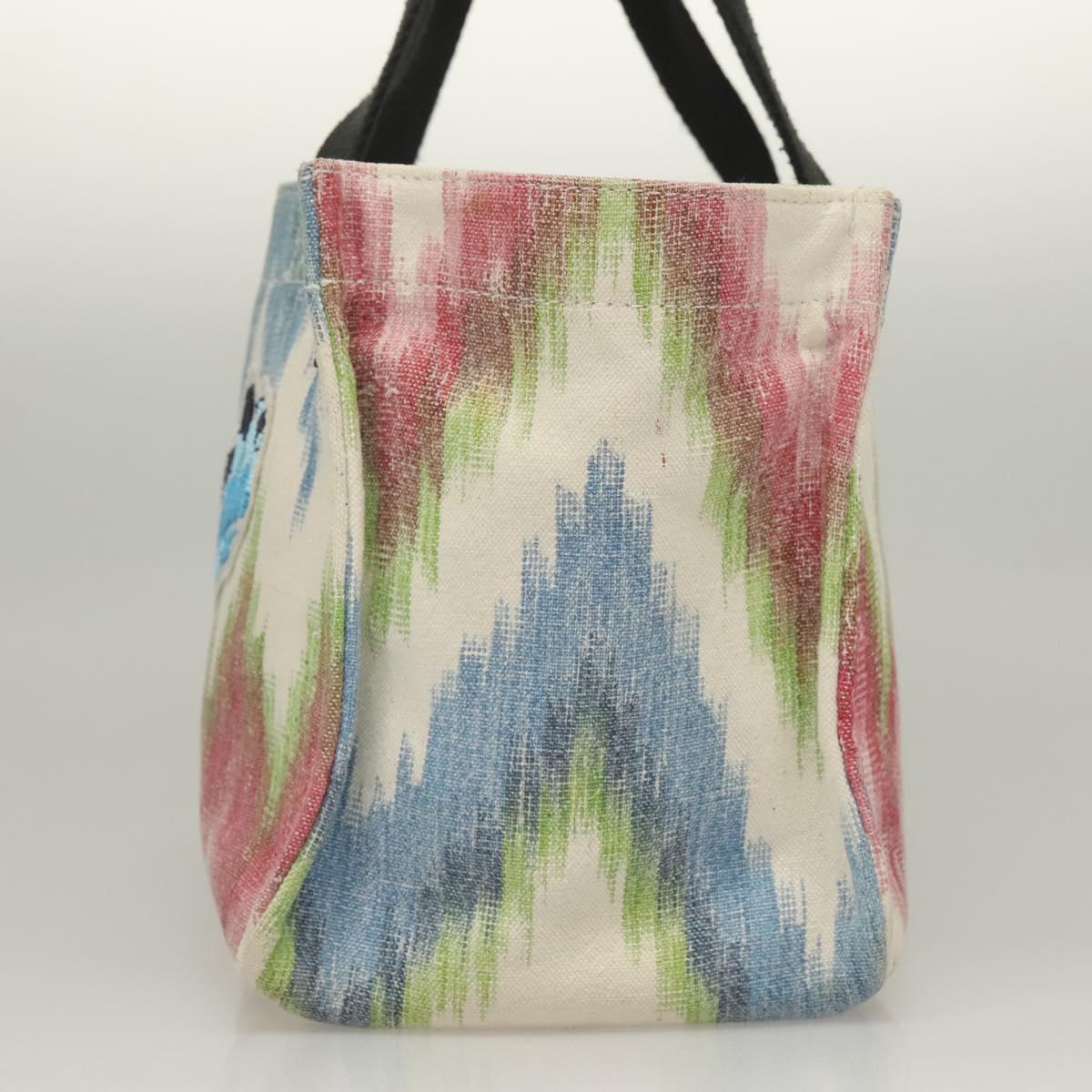 LOEWE Anagram Paula's Ibiza Tote Bag Canvas Multicolor Auth 132697