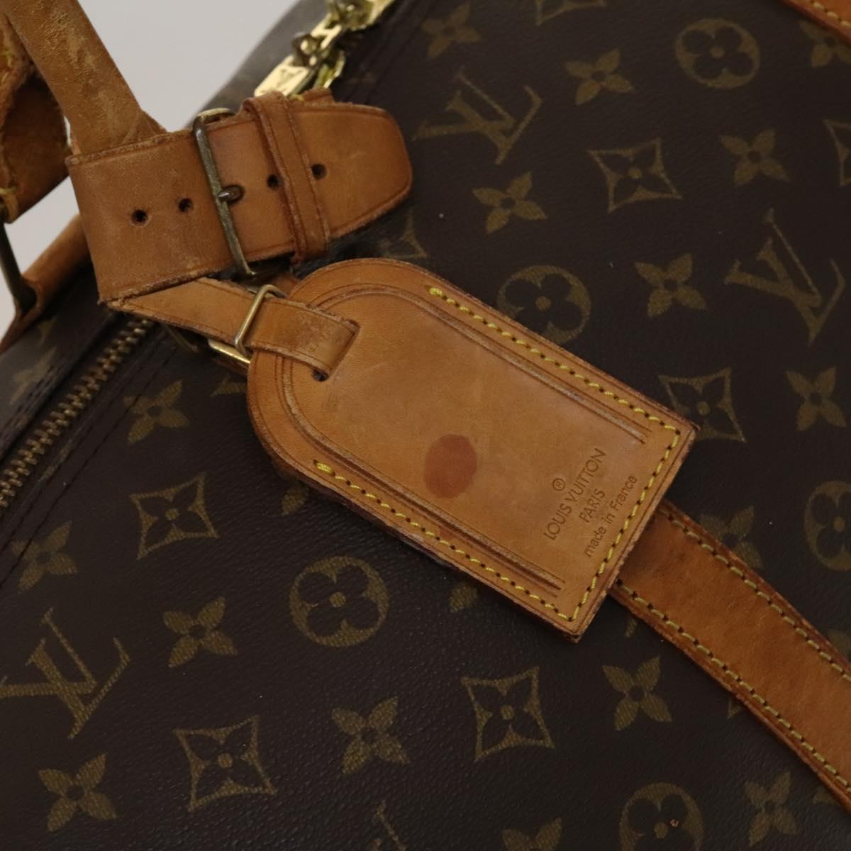 LOUIS VUITTON Monogram Keepall 60 Boston Bag M41422 LV Auth 132716