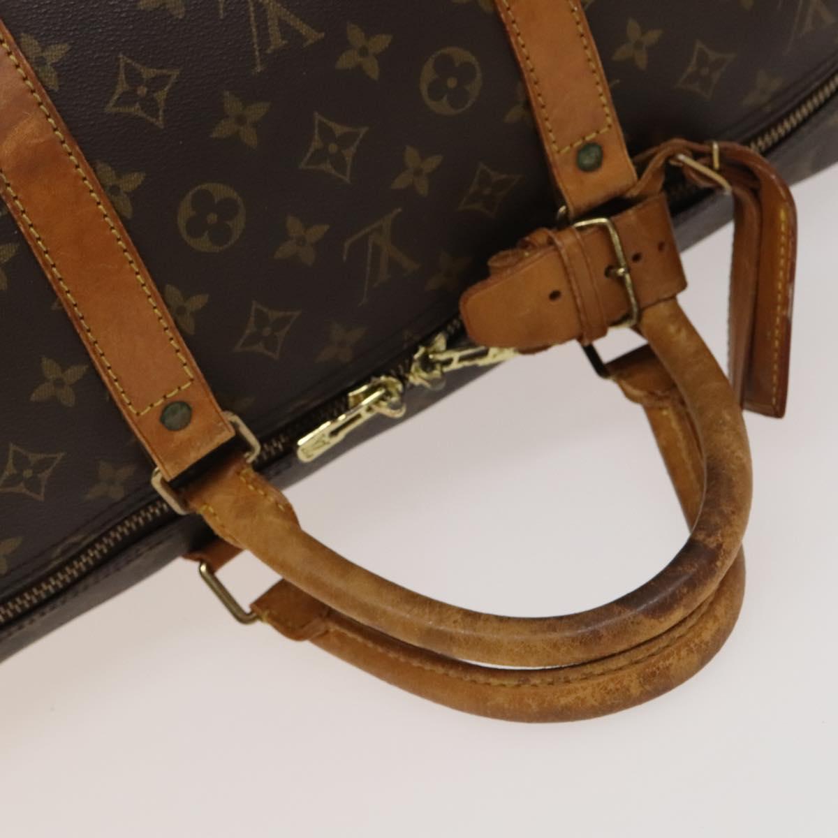 LOUIS VUITTON Monogram Keepall 60 Boston Bag M41422 LV Auth 132716
