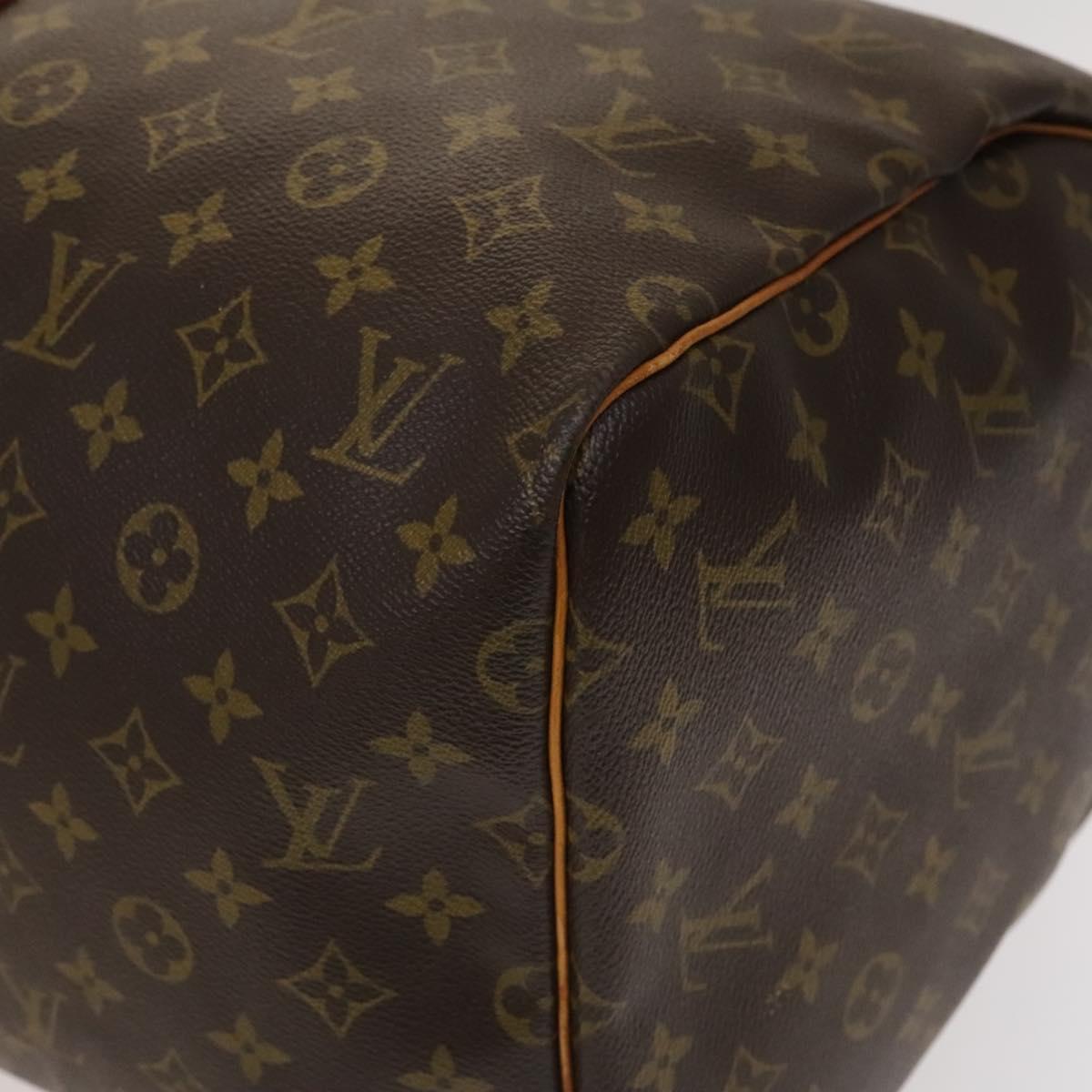 LOUIS VUITTON Monogram Keepall 55 Boston Bag M41424 LV Auth 132737
