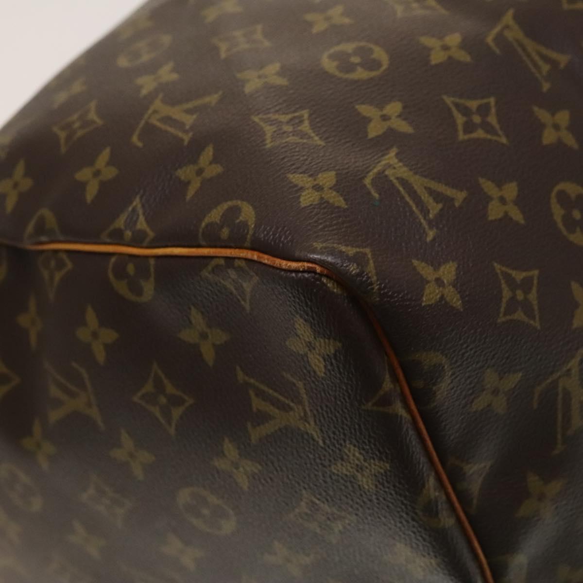 LOUIS VUITTON Monogram Keepall 55 Boston Bag M41424 LV Auth 132737