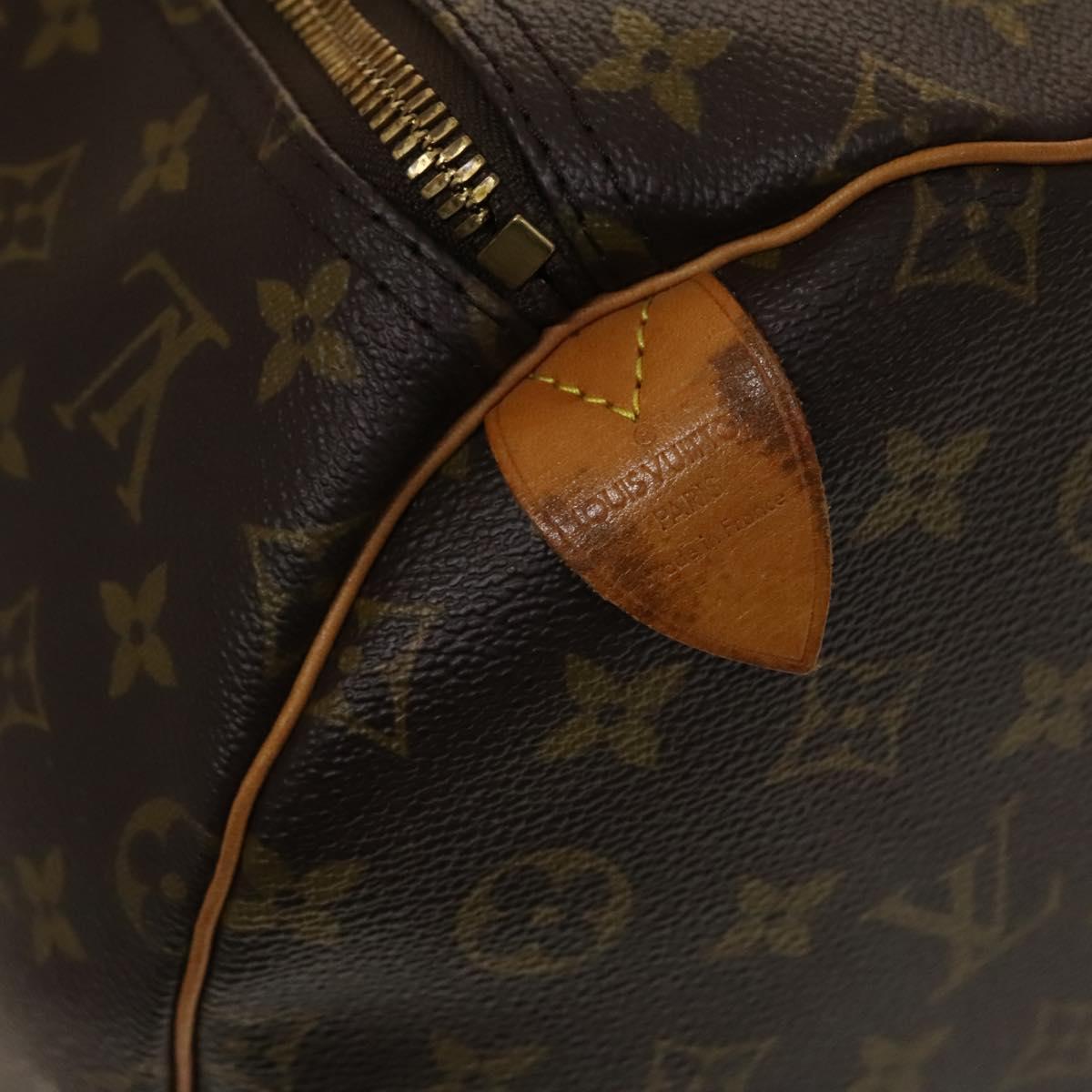 LOUIS VUITTON Monogram Keepall 55 Boston Bag M41424 LV Auth 132737