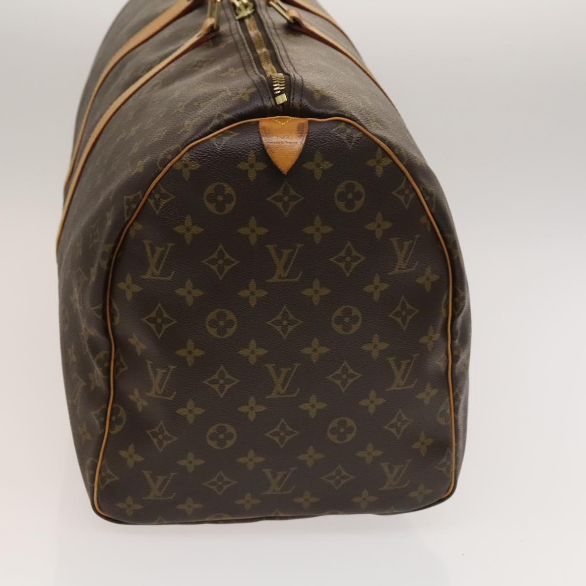 LOUIS VUITTON Monogram Keepall 55 Boston Bag M41424 LV Auth 132737