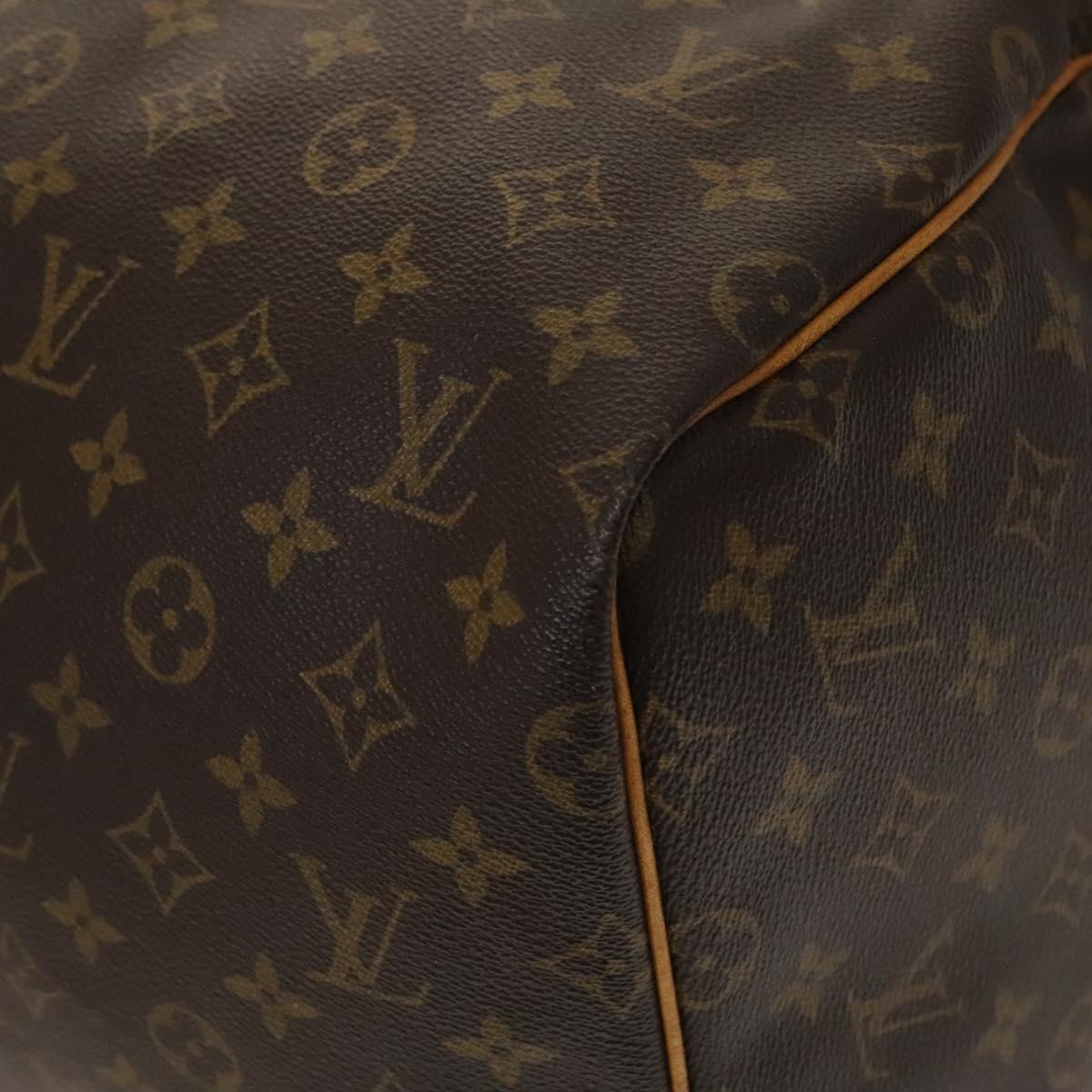 LOUIS VUITTON Monogram Keepall 55 Boston Bag M41424 LV Auth 132738