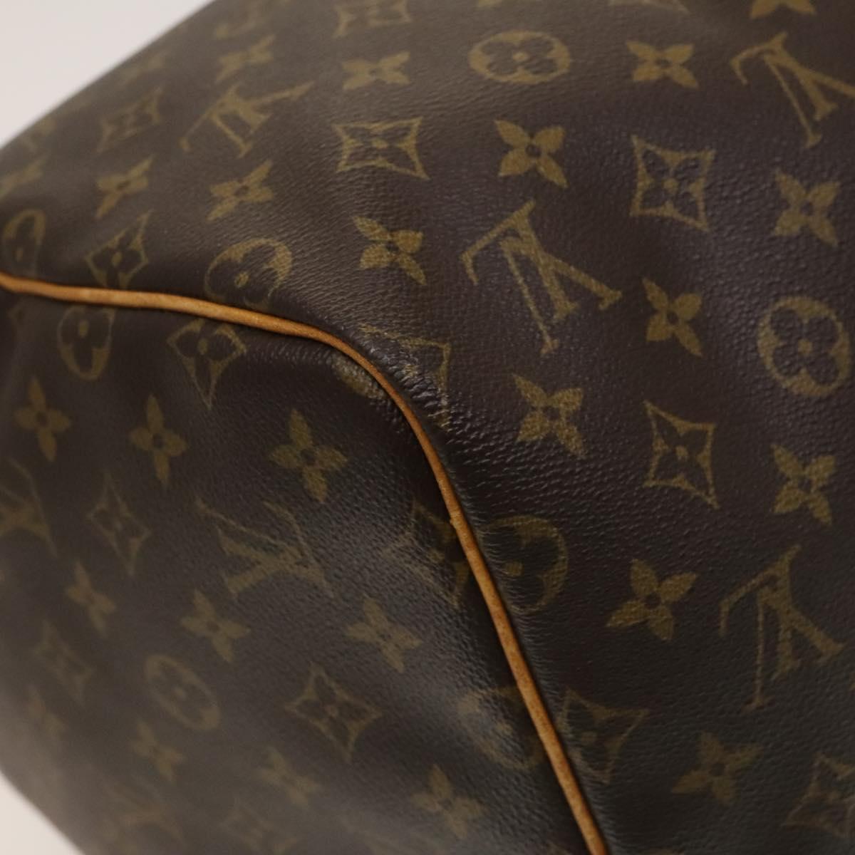 LOUIS VUITTON Monogram Keepall 55 Boston Bag M41424 LV Auth 132738
