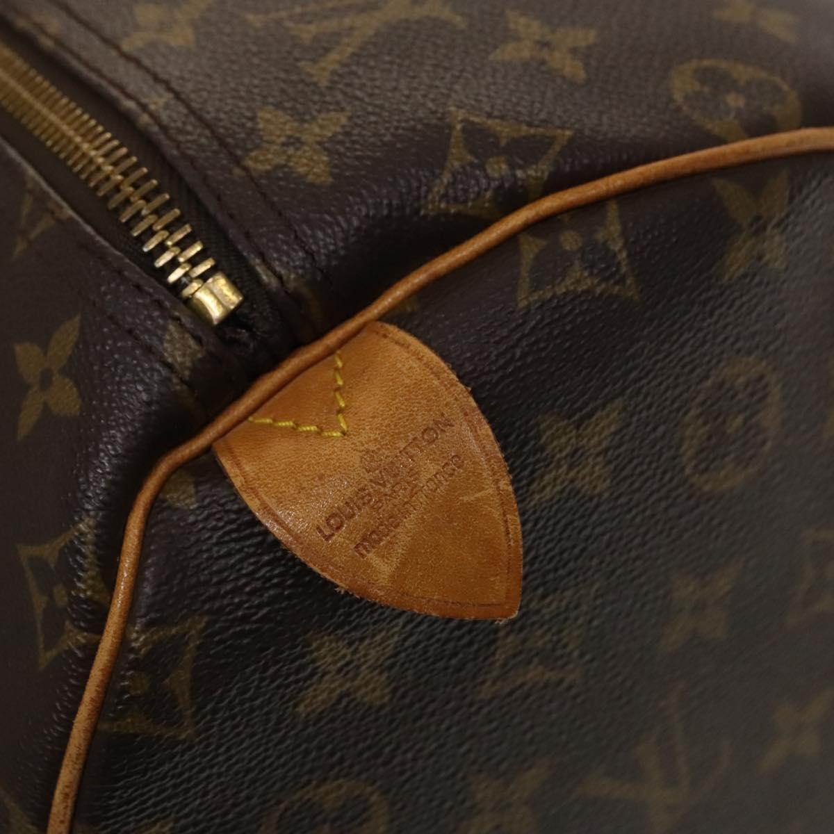 LOUIS VUITTON Monogram Keepall 55 Boston Bag M41424 LV Auth 132738