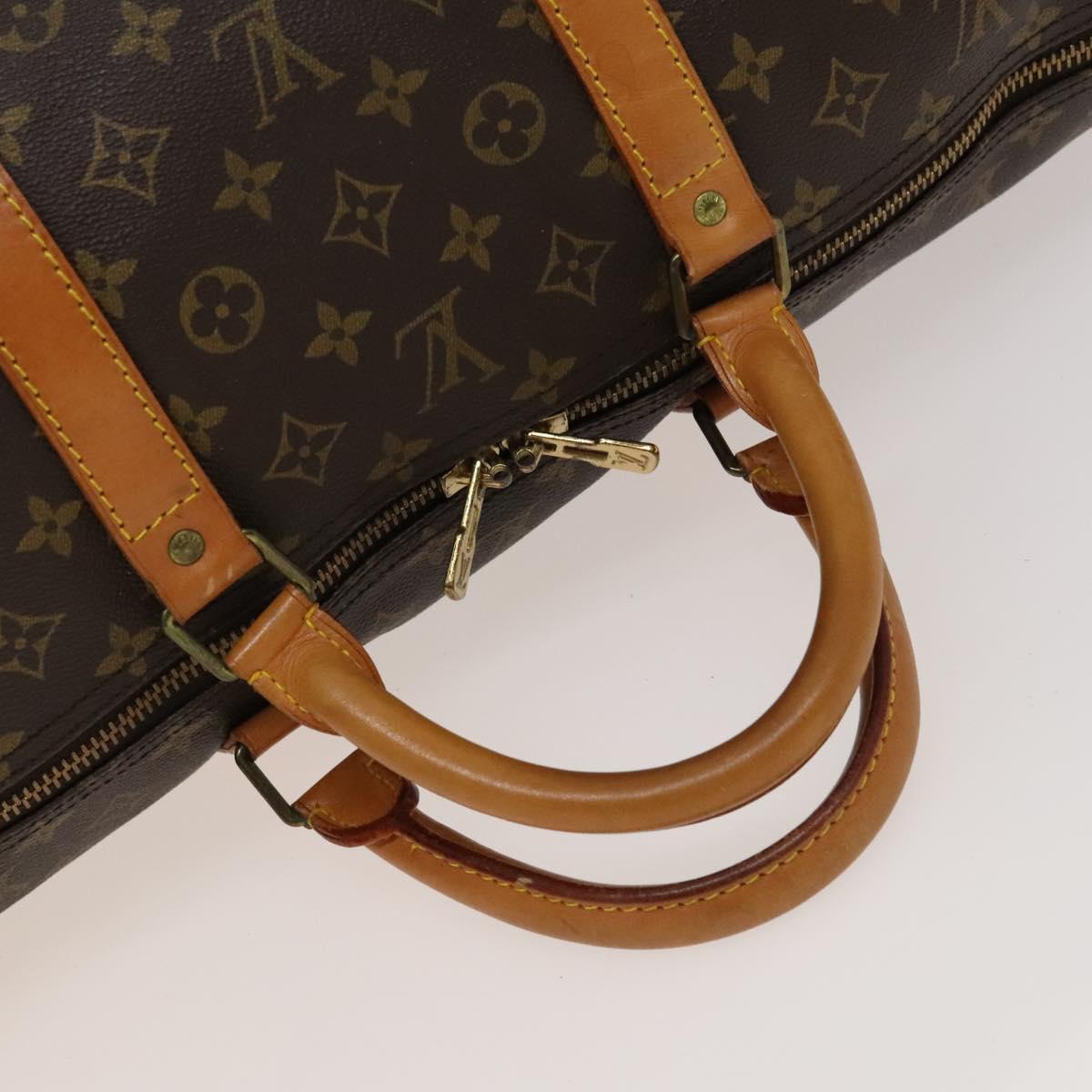 LOUIS VUITTON Monogram Keepall 60 Boston Bag M41422 LV Auth 132739