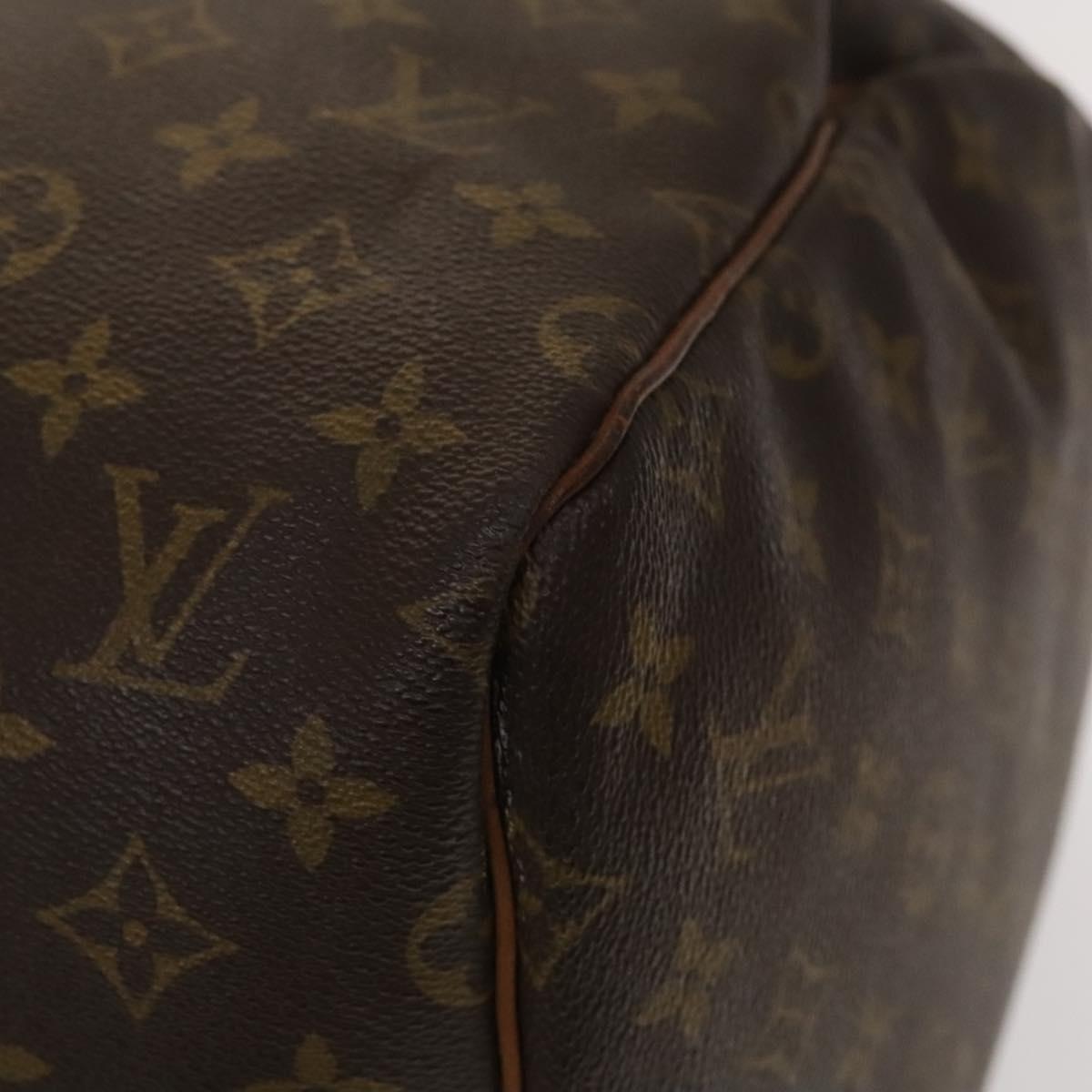 LOUIS VUITTON Monogram Keepall 55 Boston Bag M41424 LV Auth 132745