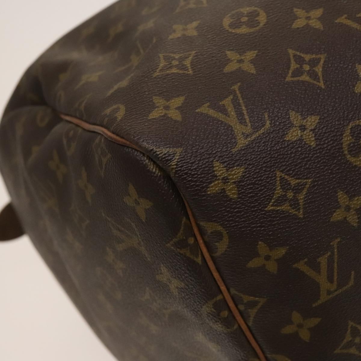 LOUIS VUITTON Monogram Keepall 55 Boston Bag M41424 LV Auth 132745