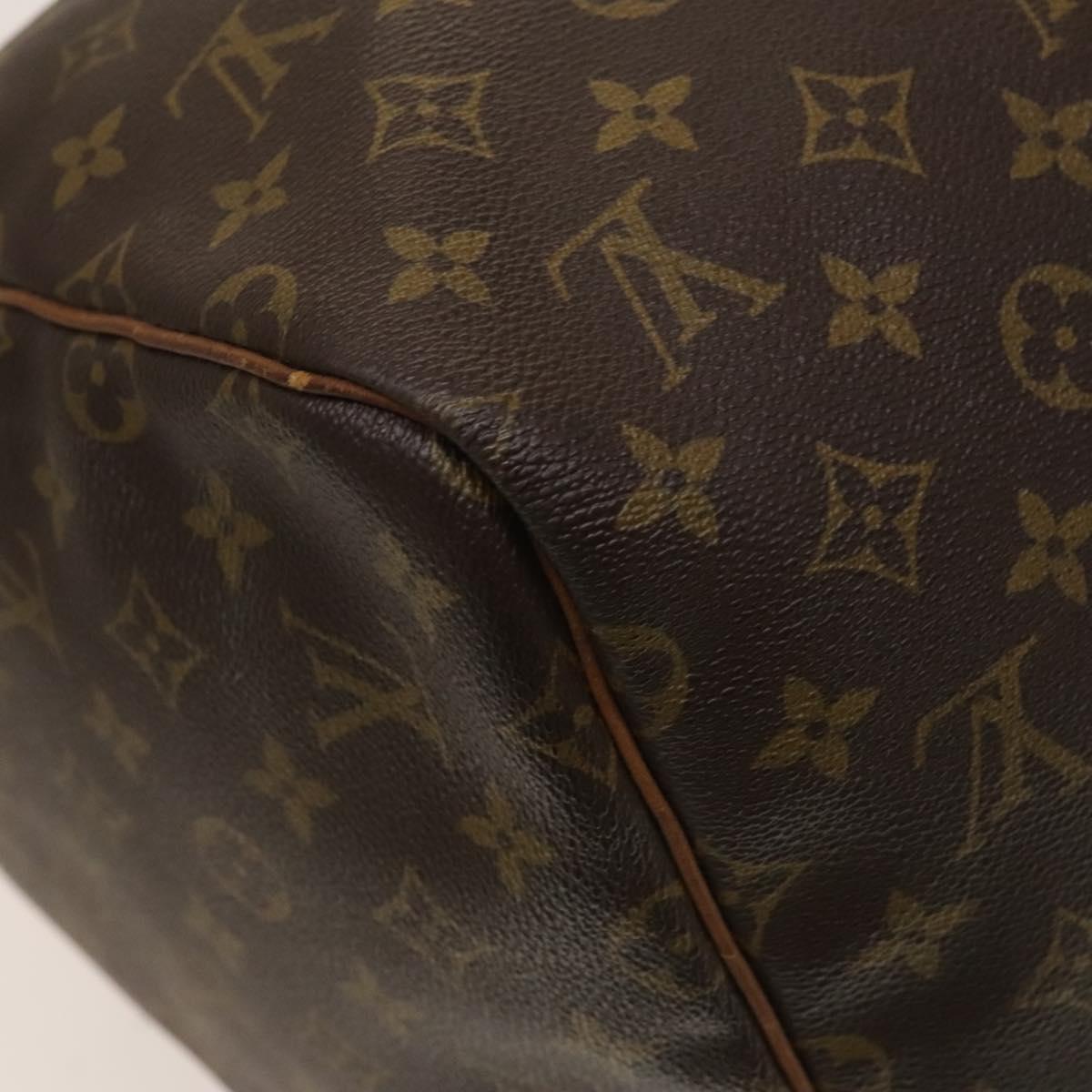 LOUIS VUITTON Monogram Keepall 55 Boston Bag M41424 LV Auth 132745