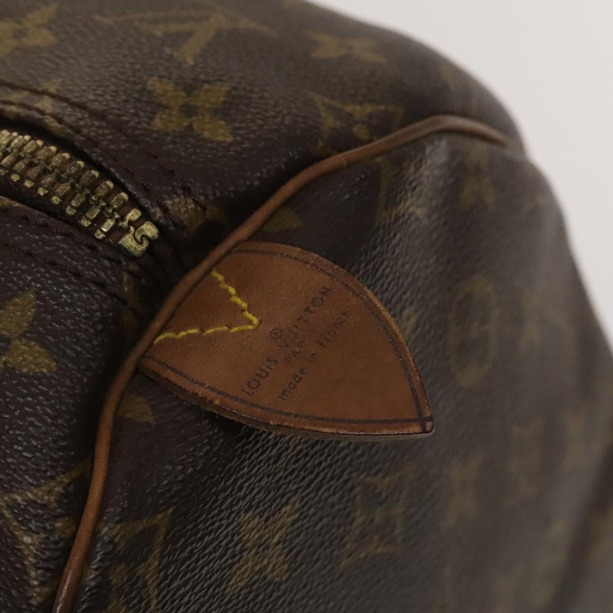 LOUIS VUITTON Monogram Keepall 55 Boston Bag M41424 LV Auth 132745