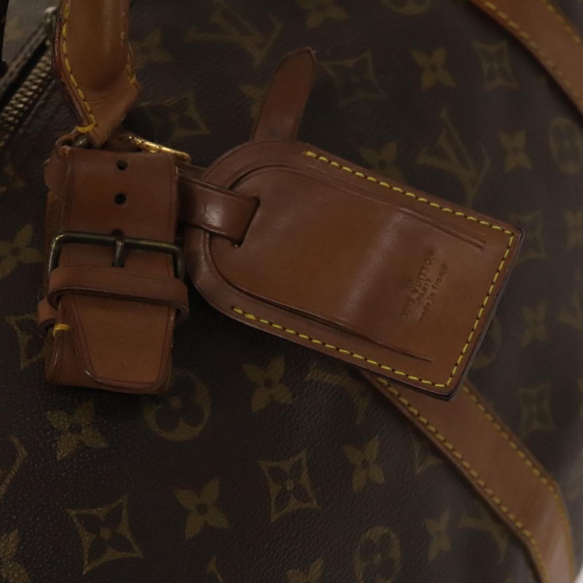 LOUIS VUITTON Monogram Keepall 55 Boston Bag M41424 LV Auth 132745