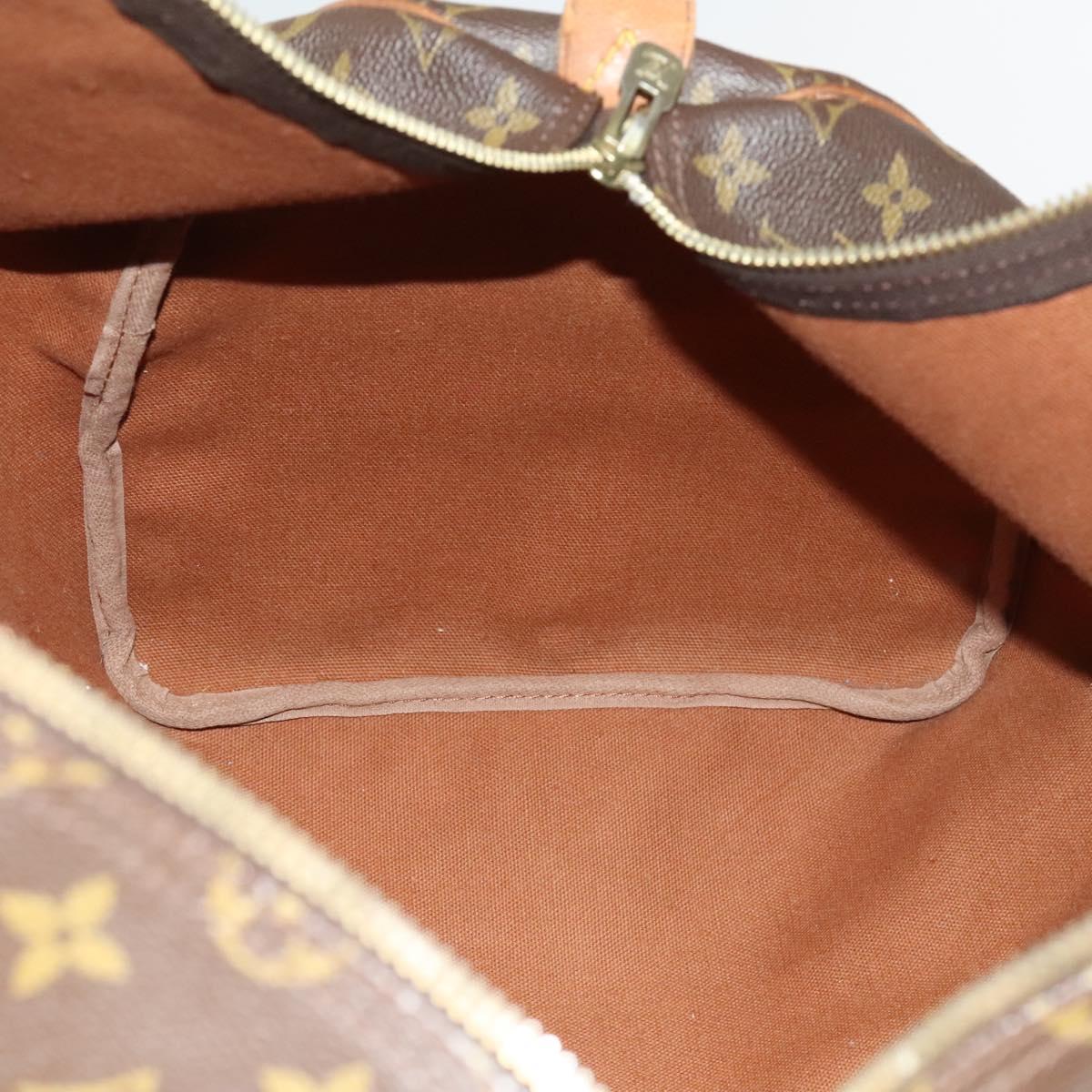LOUIS VUITTON Monogram Keepall 55 Boston Bag M41424 LV Auth 132745