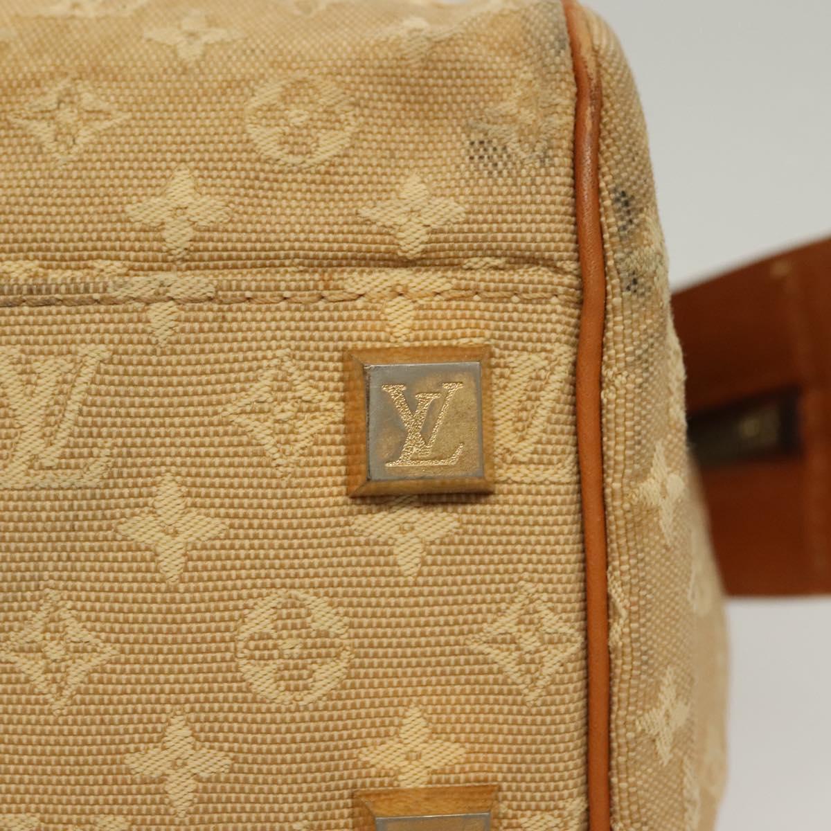 LOUIS VUITTON Monogram Mini Josephine PM Hand Bag Beige M92416 LV Auth 132759