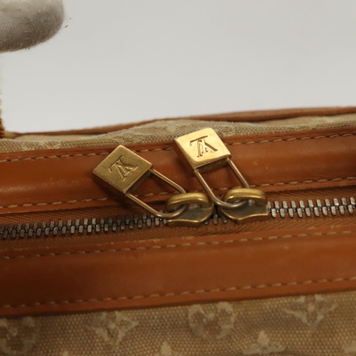 LOUIS VUITTON Monogram Mini Josephine PM Hand Bag Beige M92416 LV Auth 132759