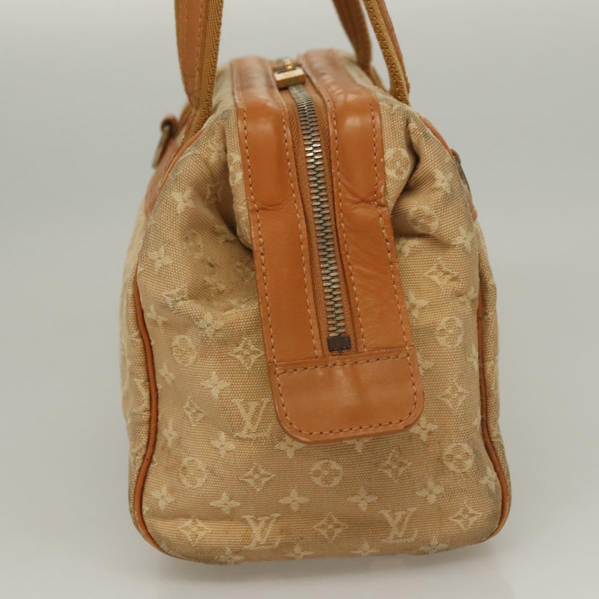 LOUIS VUITTON Monogram Mini Josephine PM Hand Bag Beige M92416 LV Auth 132759
