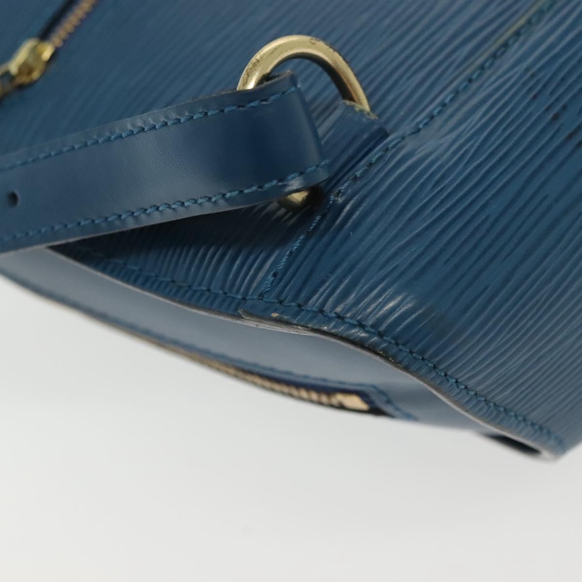 LOUIS VUITTON Epi Mabillon Backpack Blue M52235 LV Auth 132760