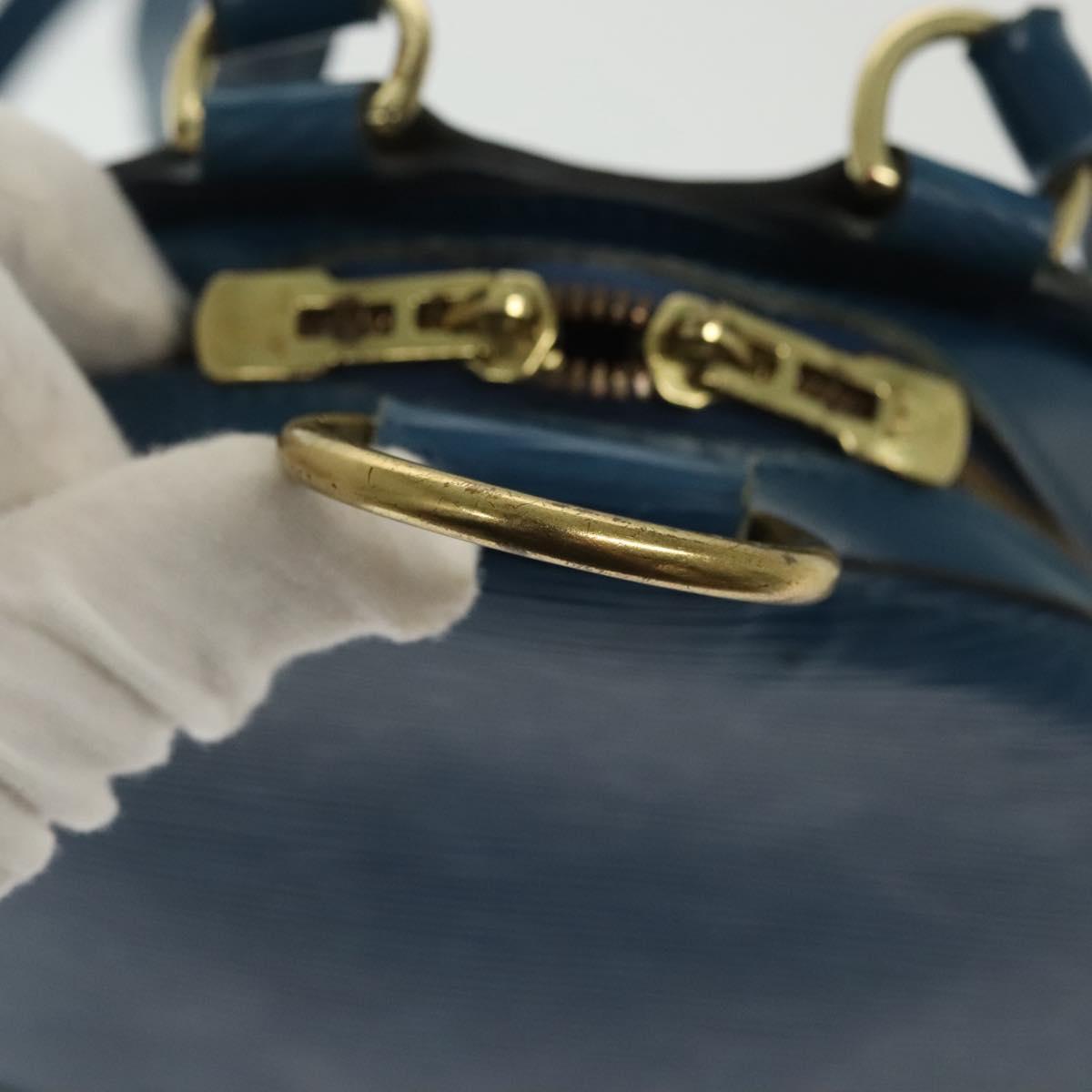 LOUIS VUITTON Epi Mabillon Backpack Blue M52235 LV Auth 132760