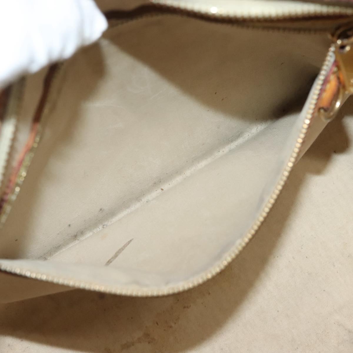 LOUIS VUITTON Monogram Vernis Blair MM Hand Bag 2way Citrin M90108 Auth 132765
