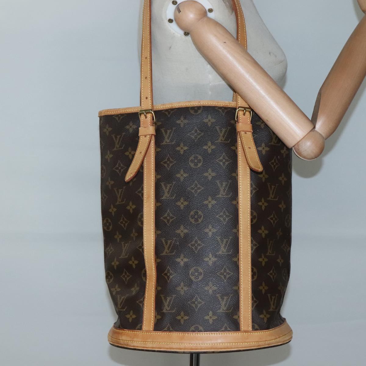 LOUIS VUITTON Monogram Bucket GM Shoulder Bag M42236 LV Auth 132767