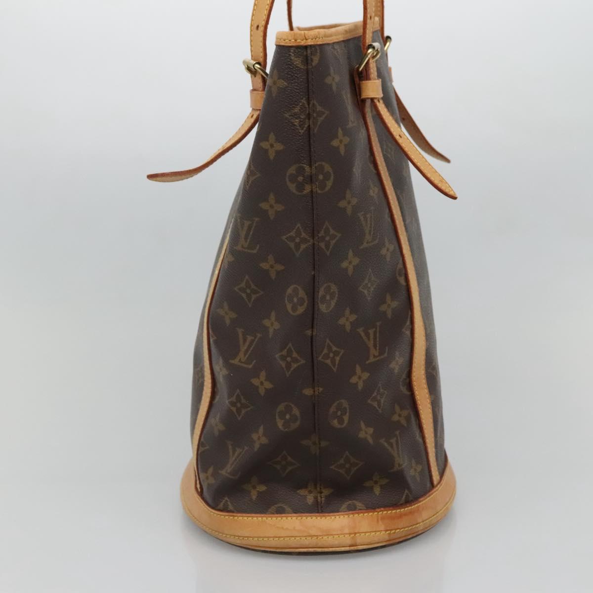 LOUIS VUITTON Monogram Bucket GM Shoulder Bag M42236 LV Auth 132767
