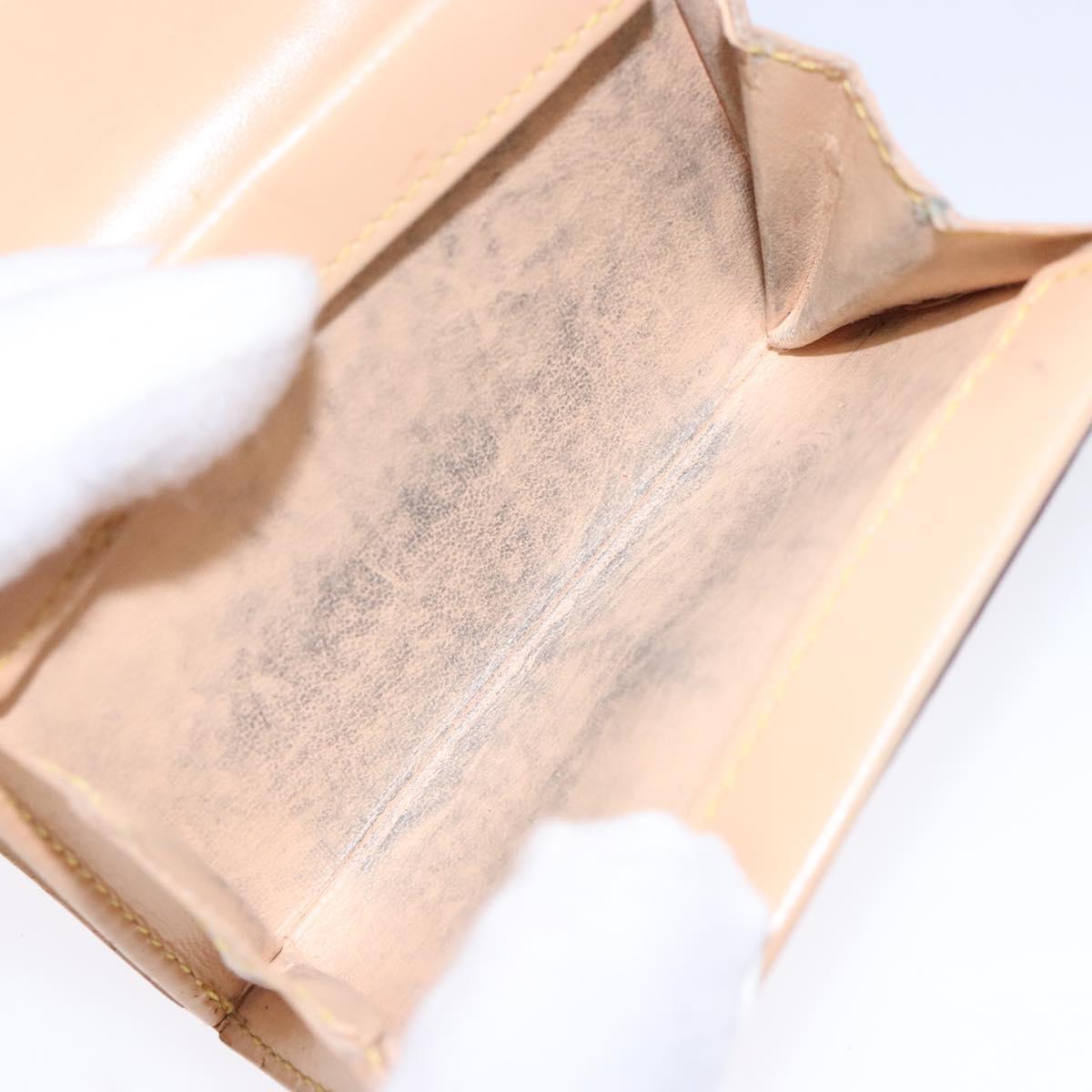 LOUIS VUITTON Multicolor Porte Monnaie Pla Purse White M92657 Auth 132771