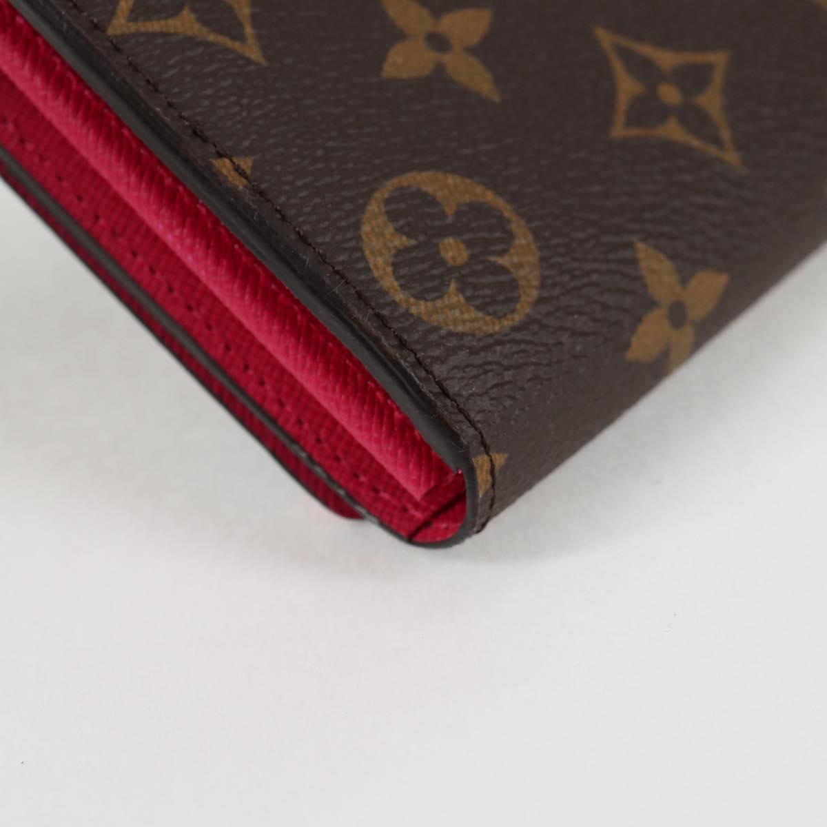 LOUIS VUITTON Monogram 2015 Christmas Portefeuille Sarah M61359 LV Auth 132795V