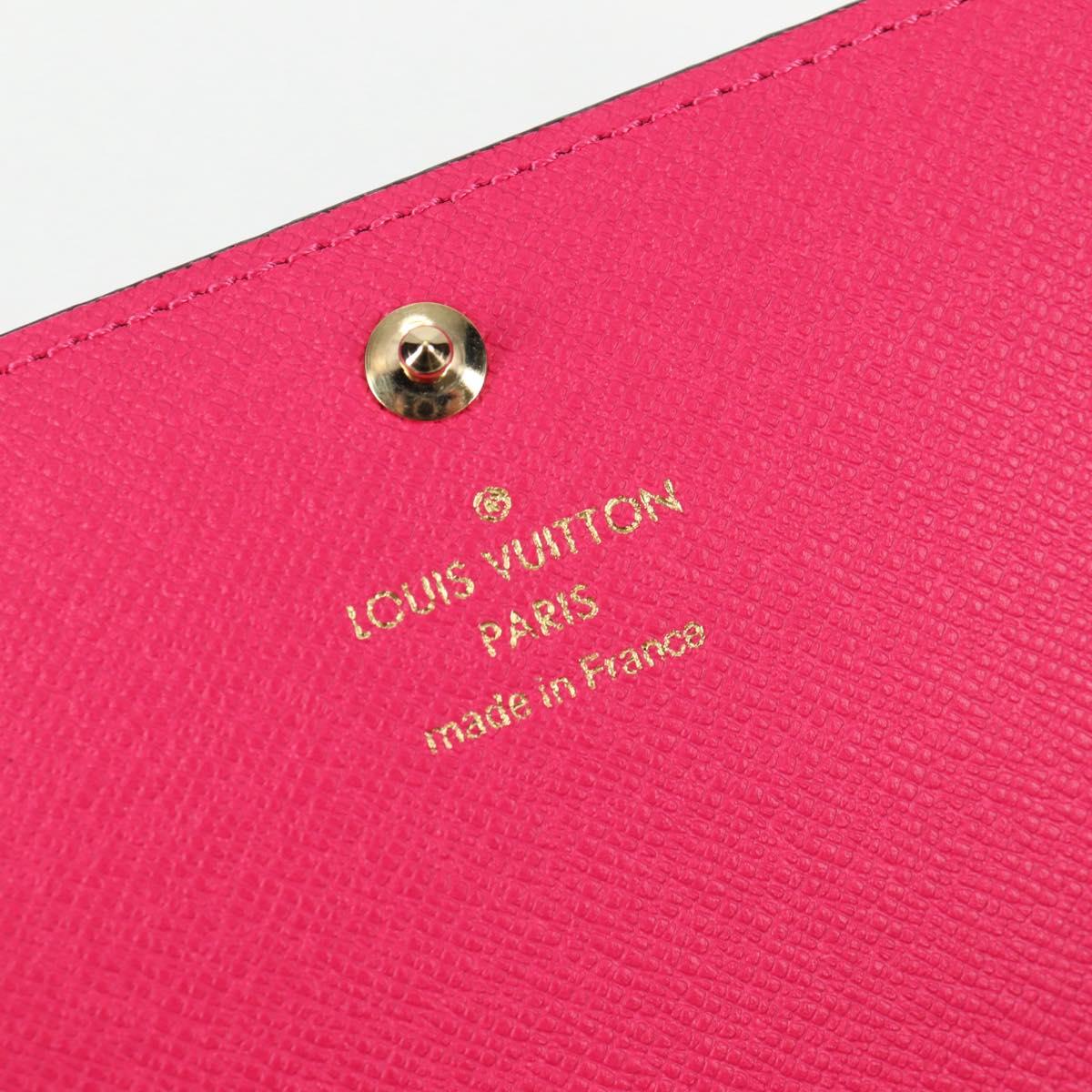 LOUIS VUITTON Monogram 2015 Christmas Portefeuille Sarah M61359 LV Auth 132795V