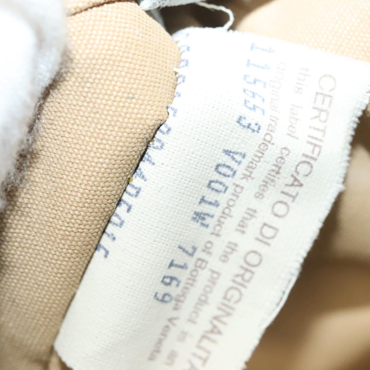 BOTTEGA VENETA INTRECCIATO Hobo Bag Leather Yellow Gold 115653 Auth 132816