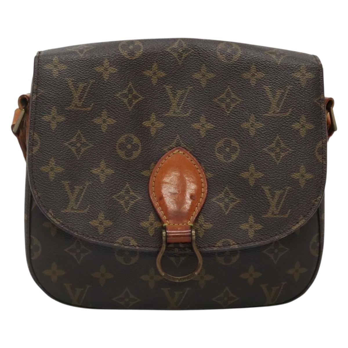 LOUIS VUITTON Monogram Monogram Saint Cloud GM Bag M51242 LV Auth 132820