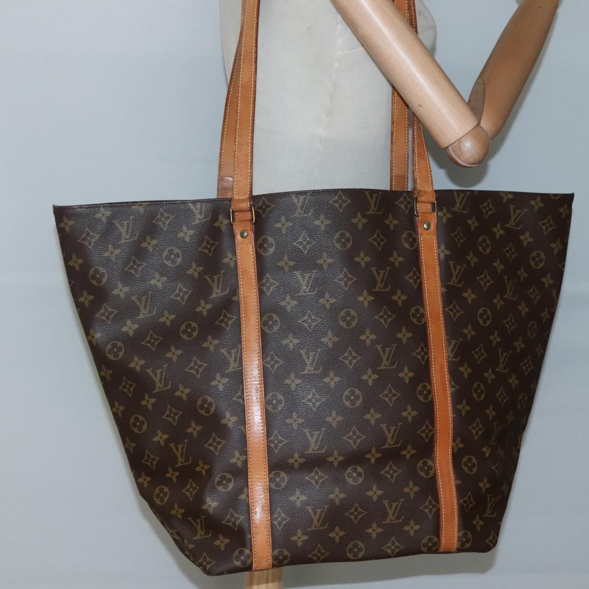 LOUIS VUITTON Monogram Sac Shopping GM Tote Bag M51110 LV Auth 132832