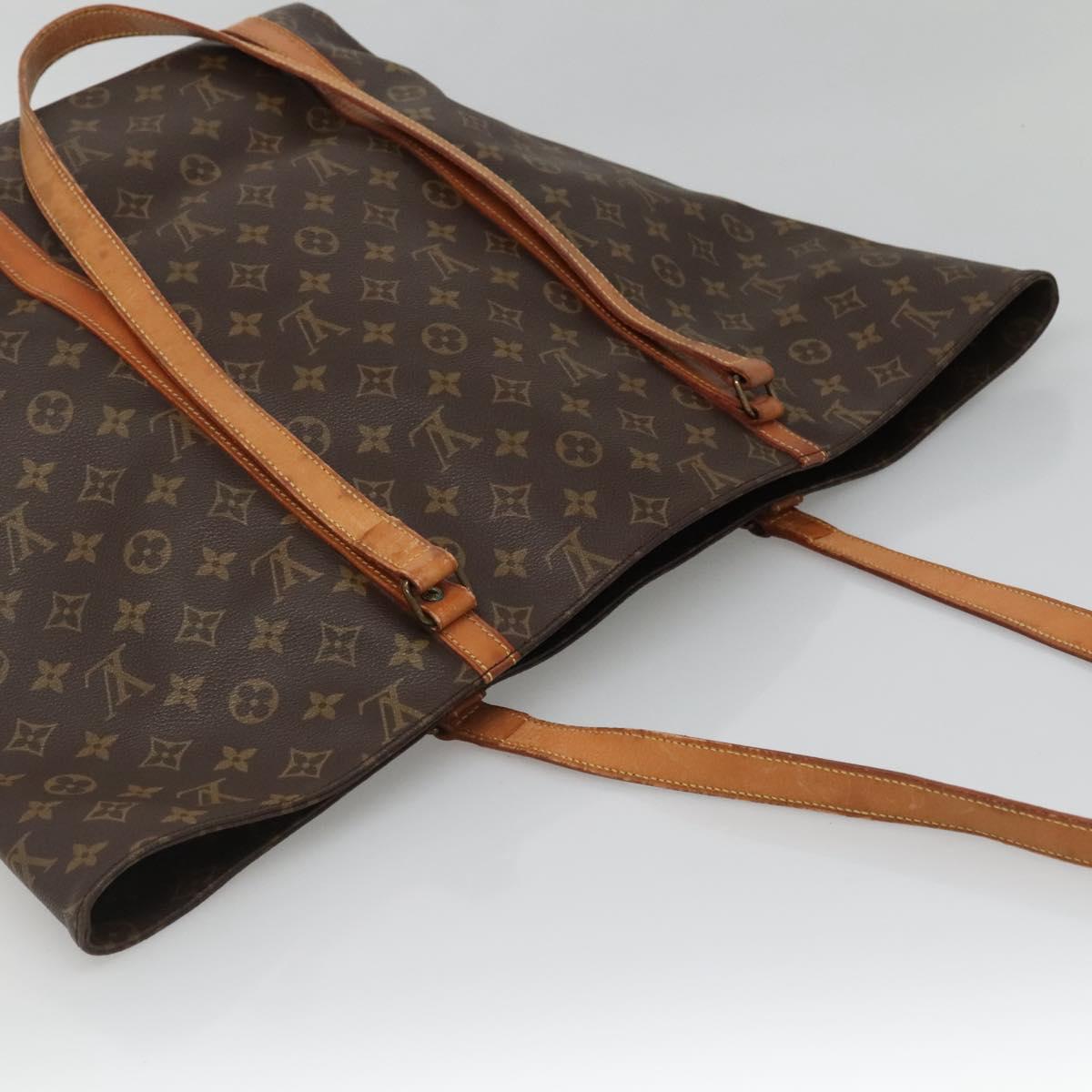 LOUIS VUITTON Monogram Sac Shopping GM Tote Bag M51110 LV Auth 132832